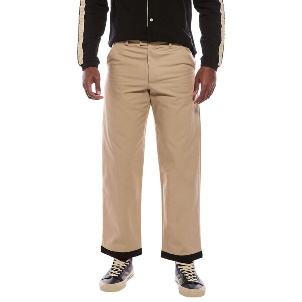 Palm Angels Mens  Pant, Brown